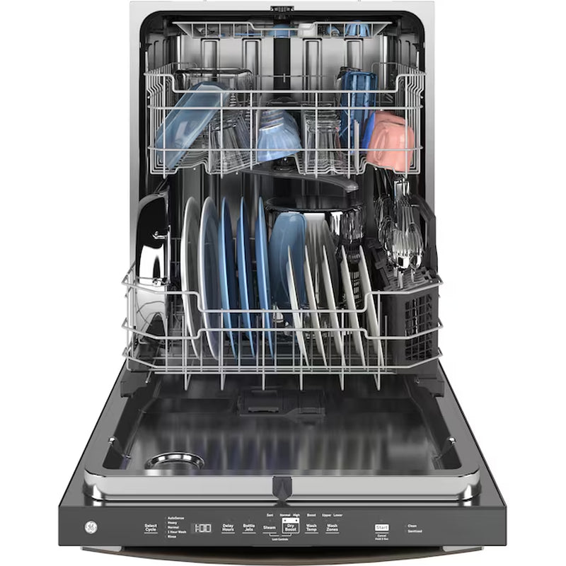 Dry Boost 24-In Top Control Built-In Dishwasher with Third Rack (Finrprint-Resistant Stainless Steel) ENERGY STAR, 47-Dba Very Quiet Sound Level